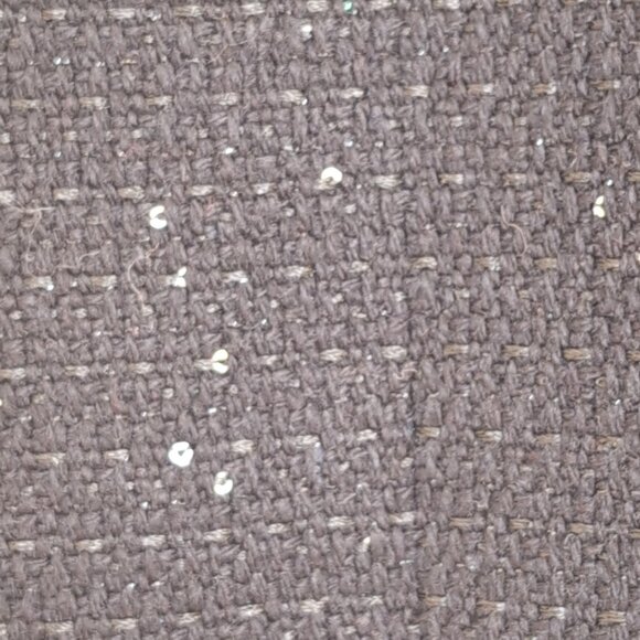 Metallic Trim Black Tweed Blazer Special Occasion Jacket Subtle Sparkles 1X - Picture 5 of 15